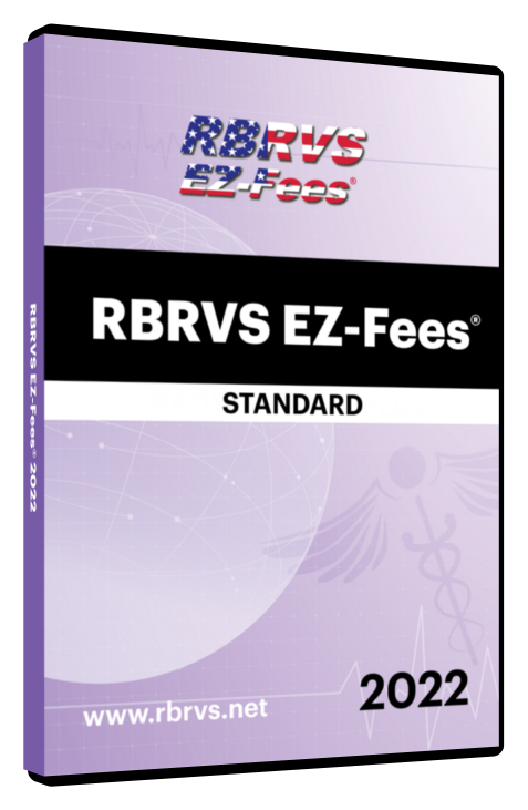 RBRVS EZ-Fees 2022